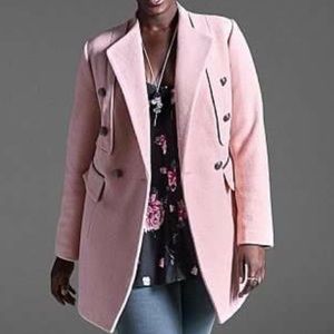Blush Pink Pea coat